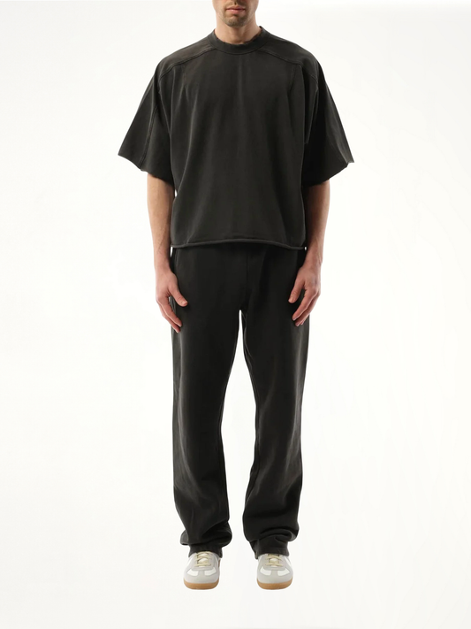 Heavy Dart T-Shirt in Washed Black