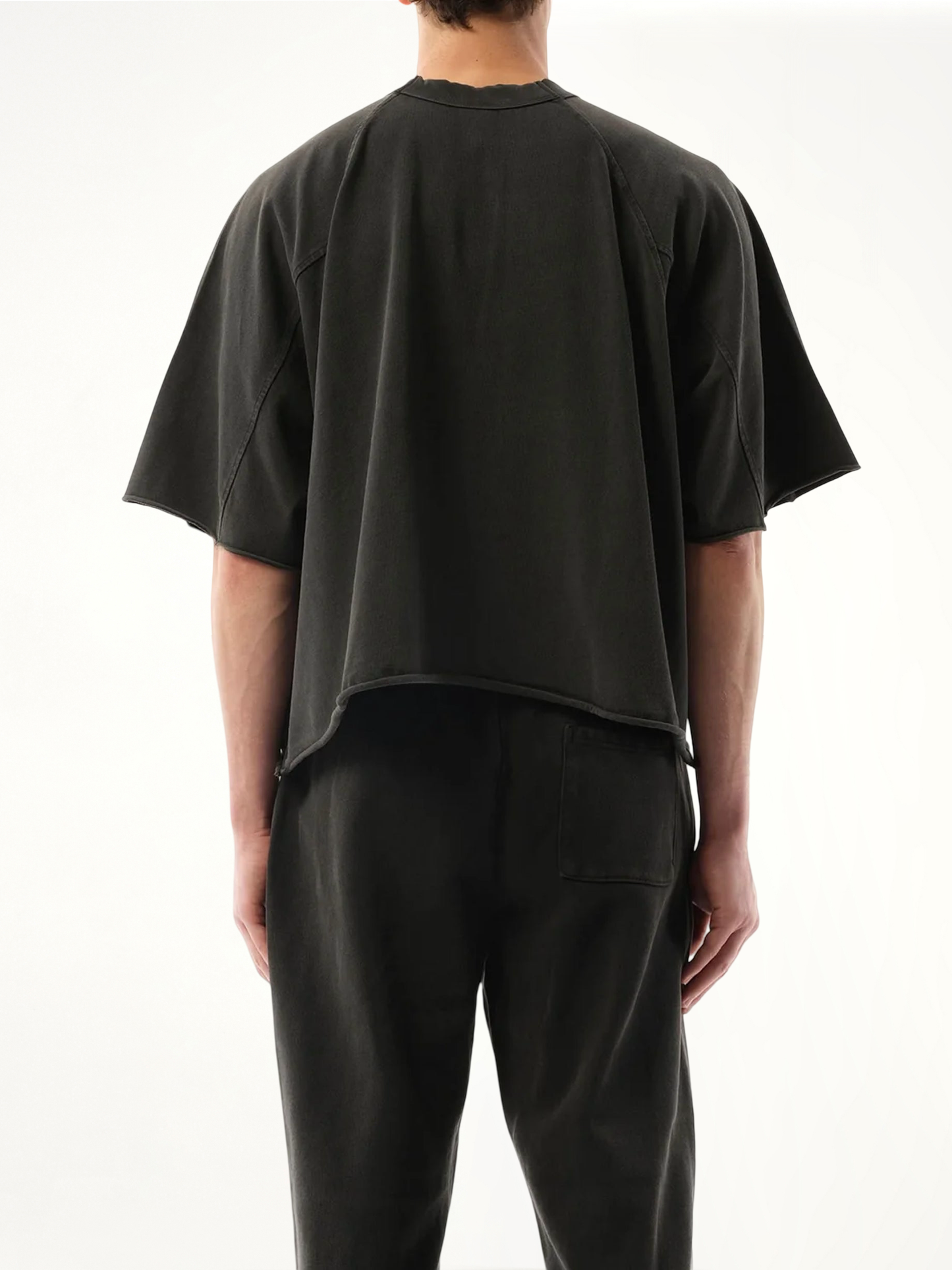 Heavy Dart T-Shirt in Washed Black