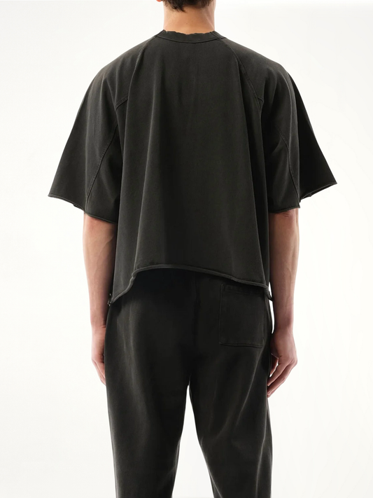 Heavy Dart T-Shirt in Washed Black