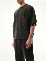 Heavy Pocket T-Shirt in Washed Black