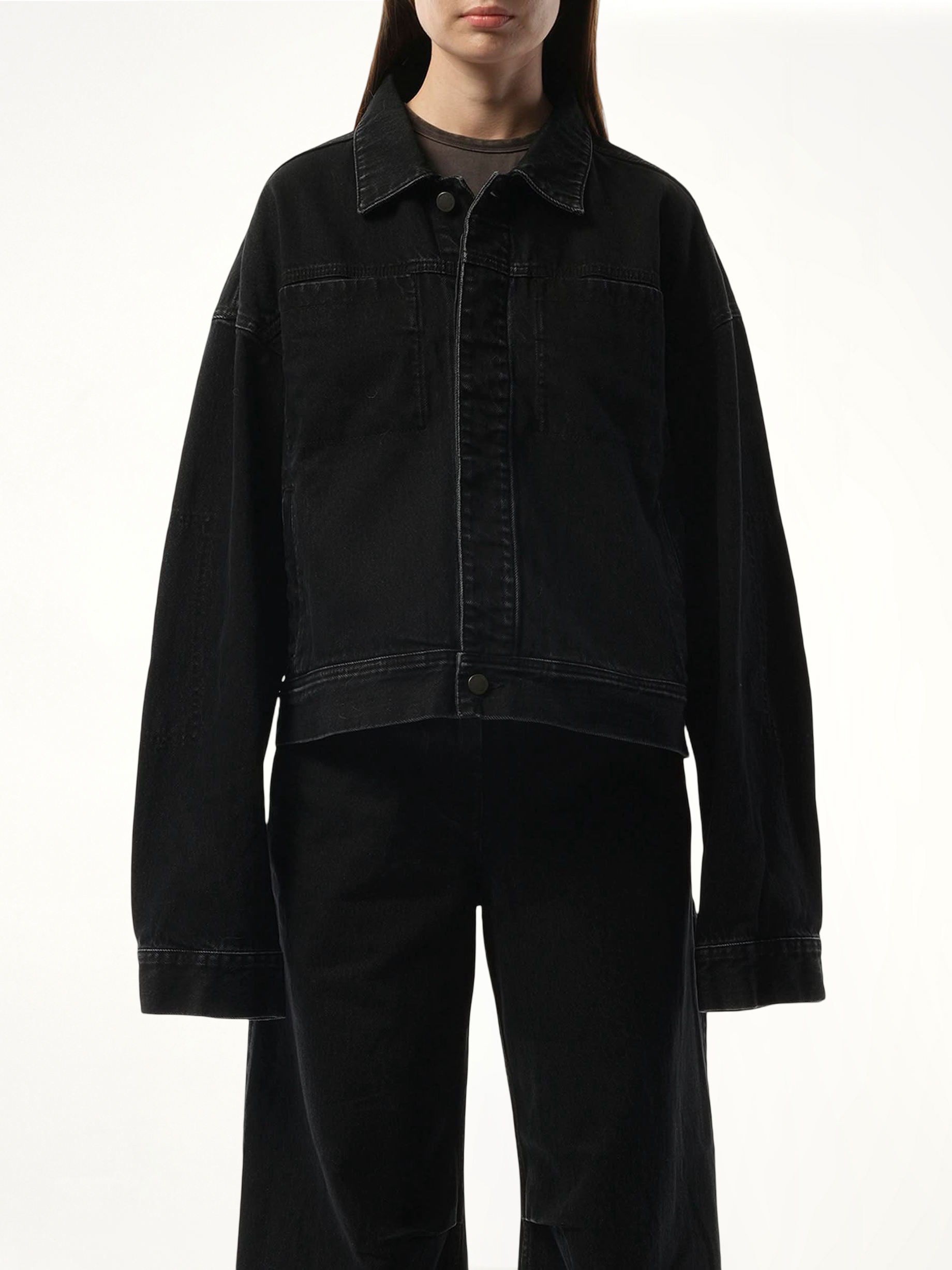 Gem Denim Jacket in Magnetite