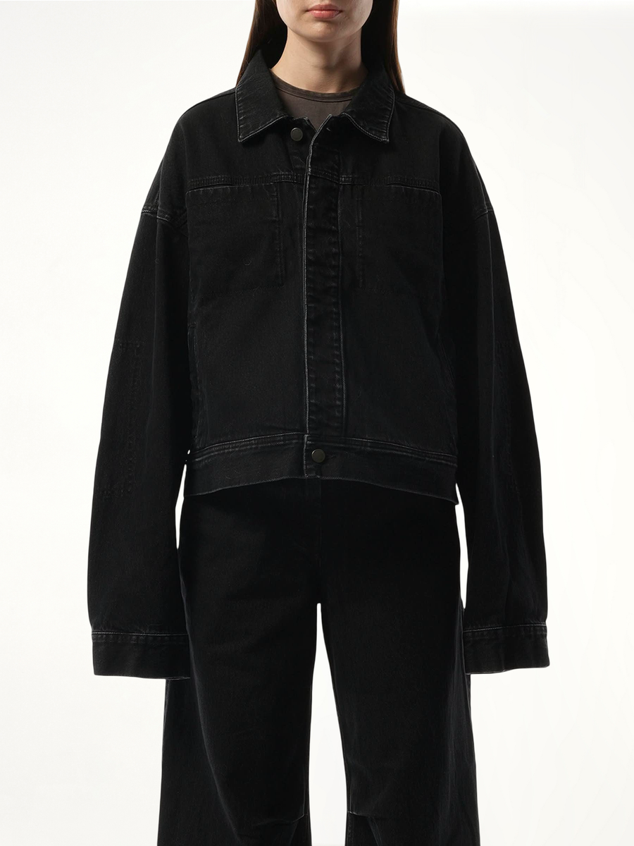 Gem Denim Jacket in Magnetite
