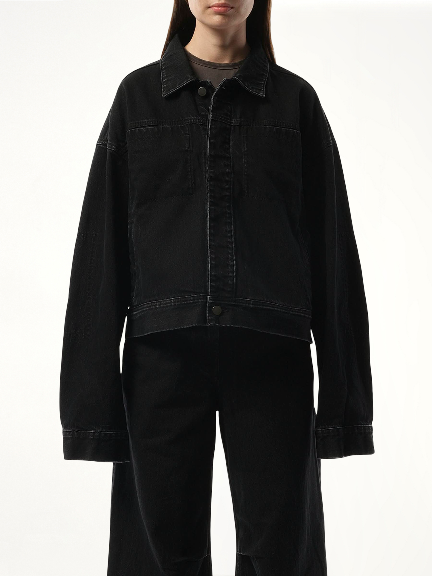 Gem Denim Jacket in Magnetite