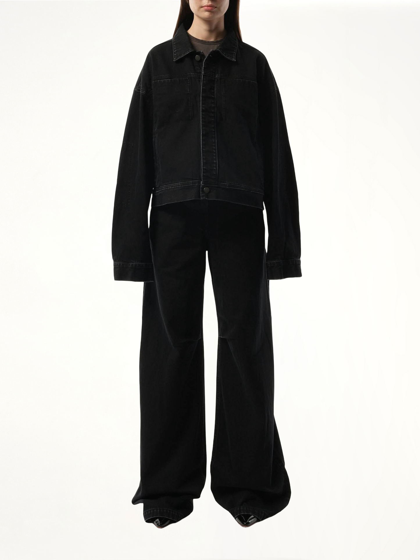 Gem Denim Jacket in Magnetite