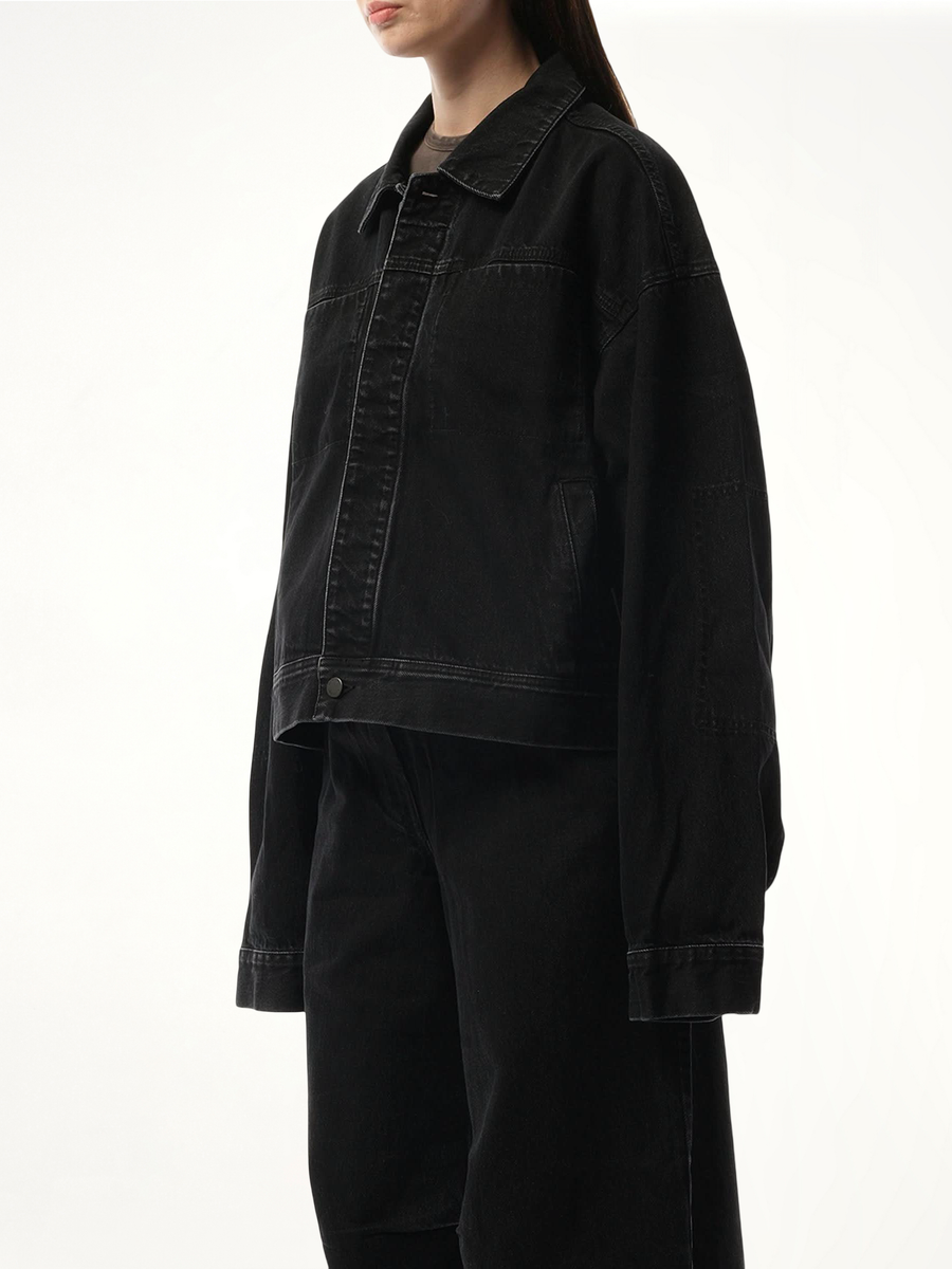 Gem Denim Jacket in Magnetite