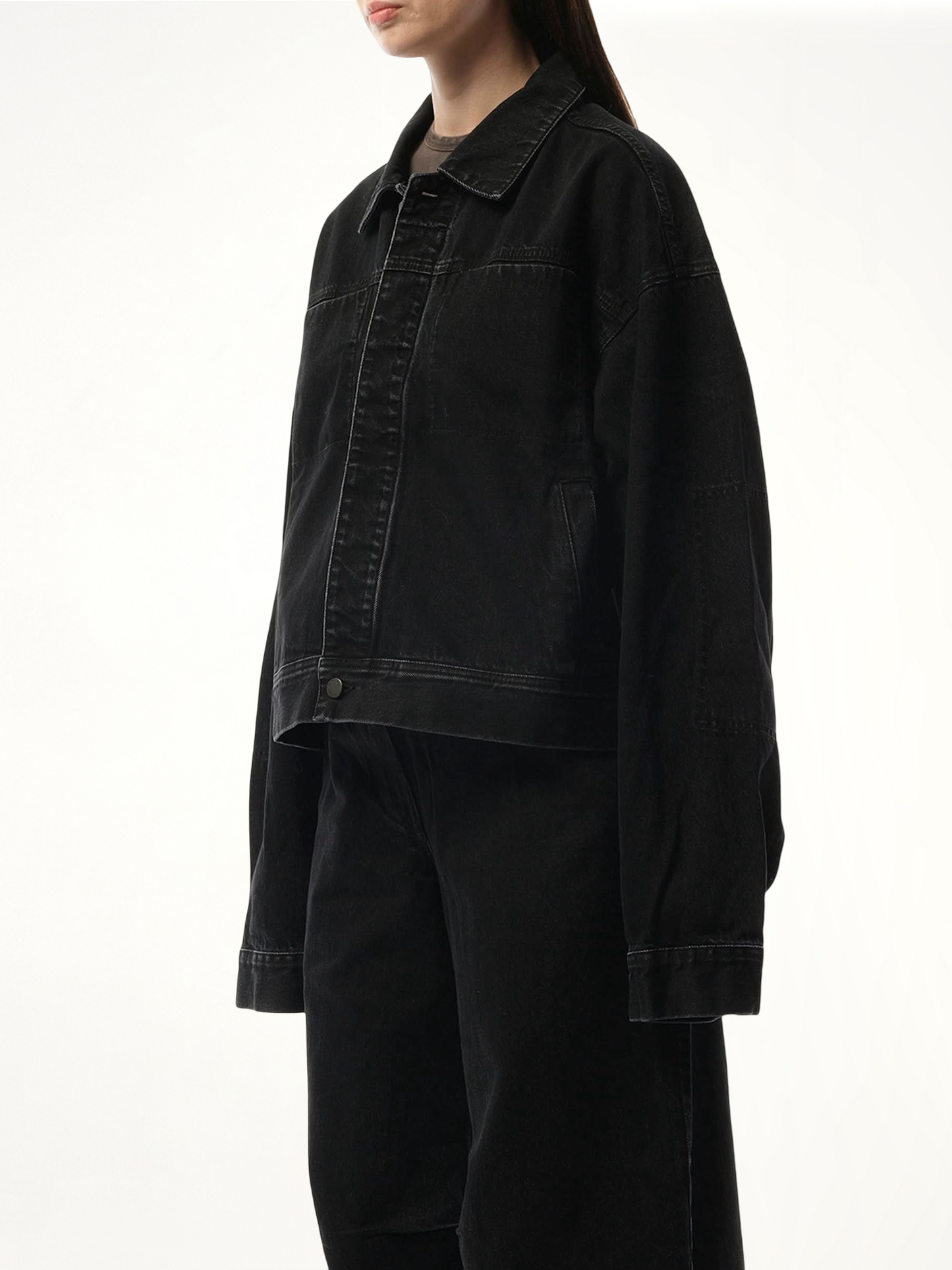 Gem Denim Jacket in Magnetite