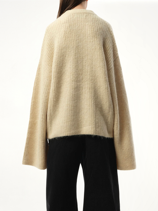 Heavy Knit Sweater in Vanilla