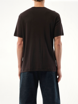 リブUネックTシャツ スクイッドインク