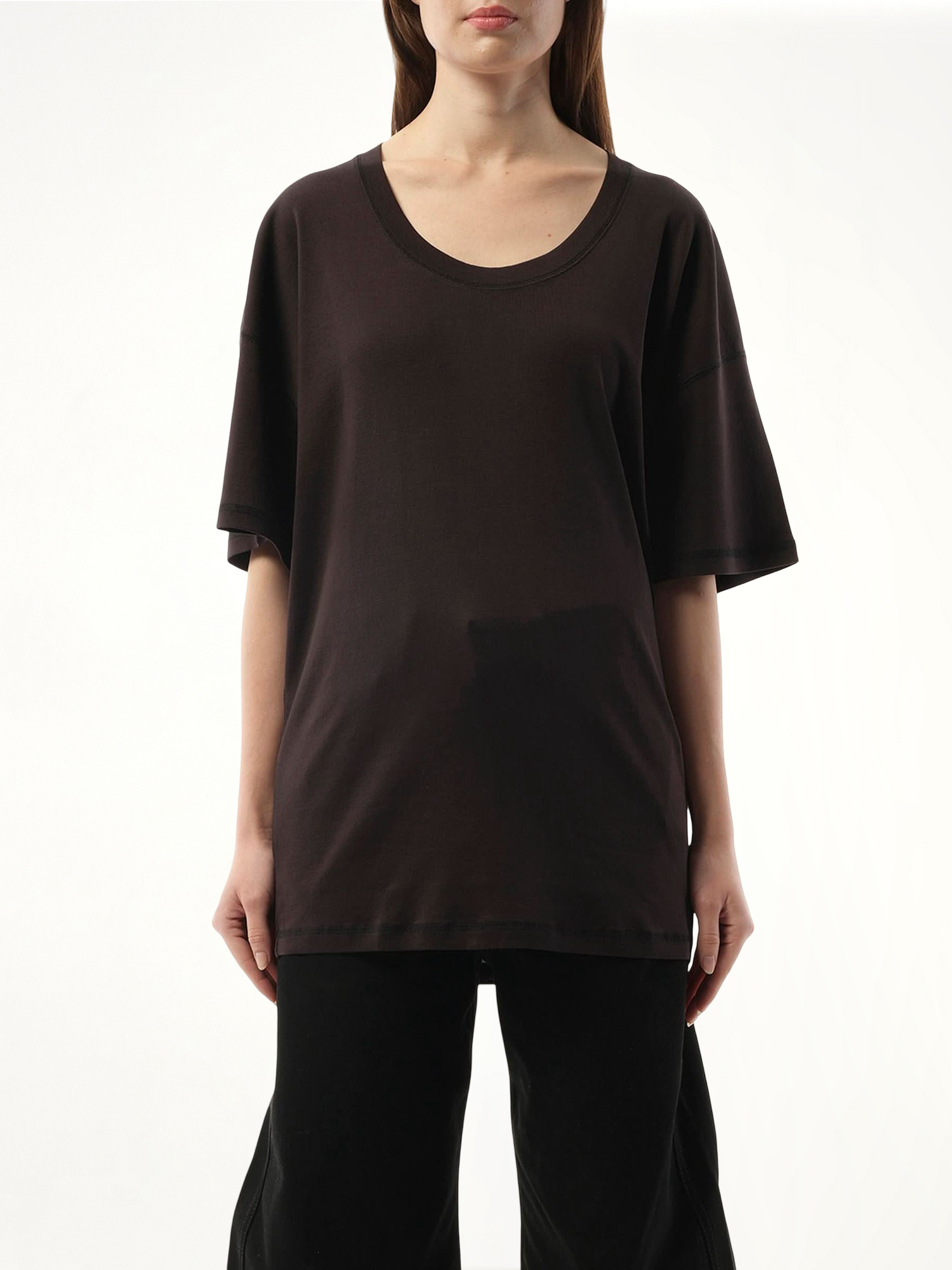 Rib T-Shirt in Squid Ink