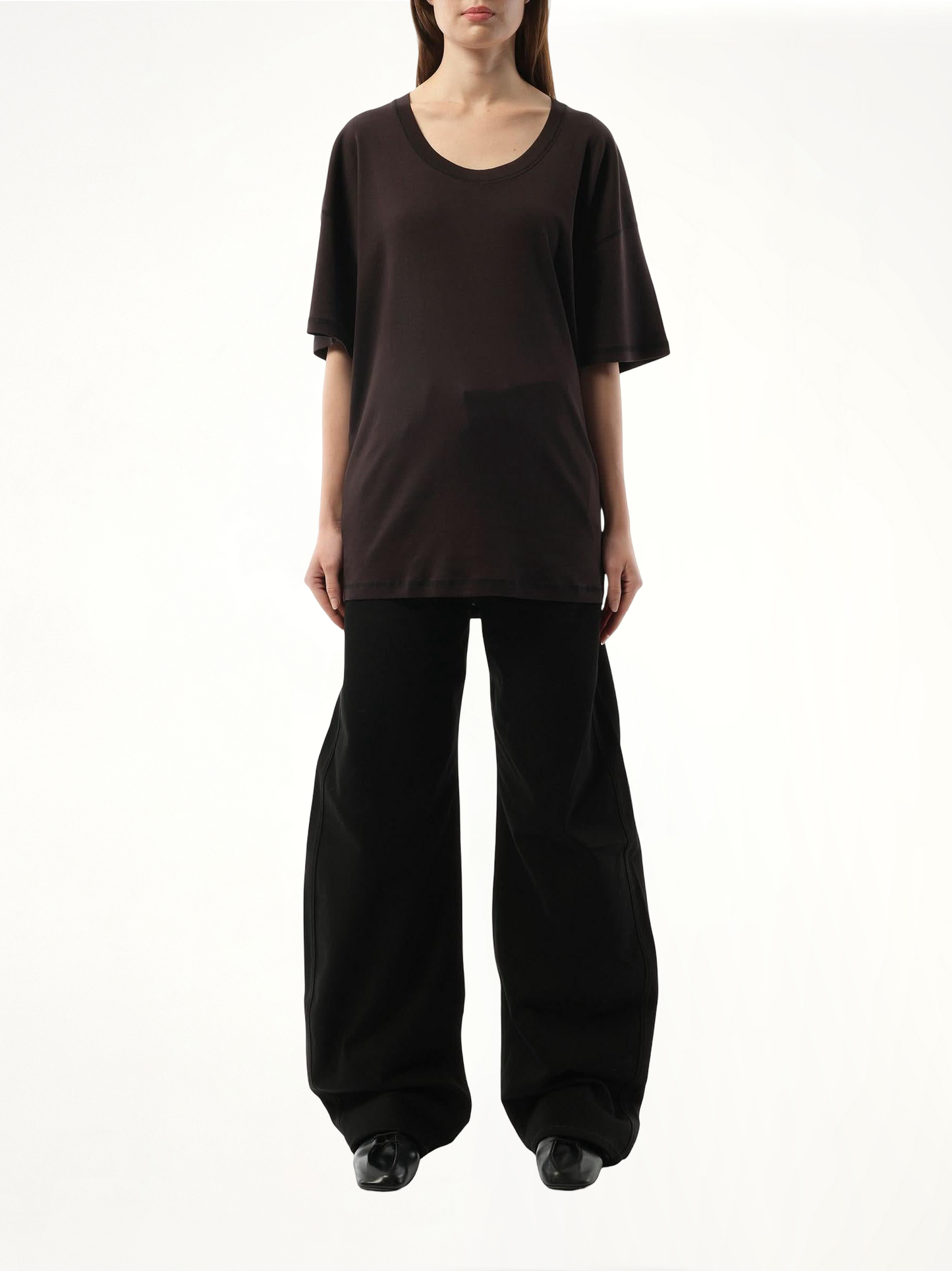 Rib T-Shirt in Squid Ink