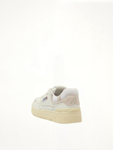CLC Low Sneaker in Multicolour/White Back View | AUTRY