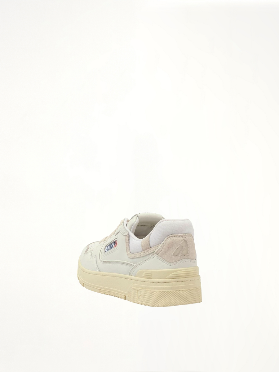 CLC Low Sneaker in Multicolour/White Back View | AUTRY