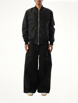 Nylon Twill Jacket in Black