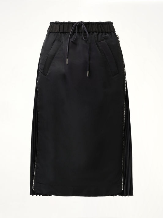 Nylon Skirt in Black