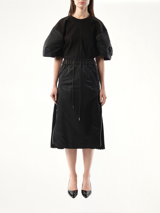 Nylon Skirt in Black