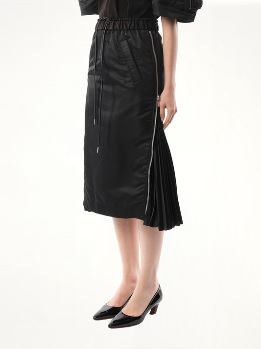 Nylon Skirt in Black