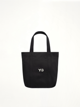 Y-3 黑色棉质托特包