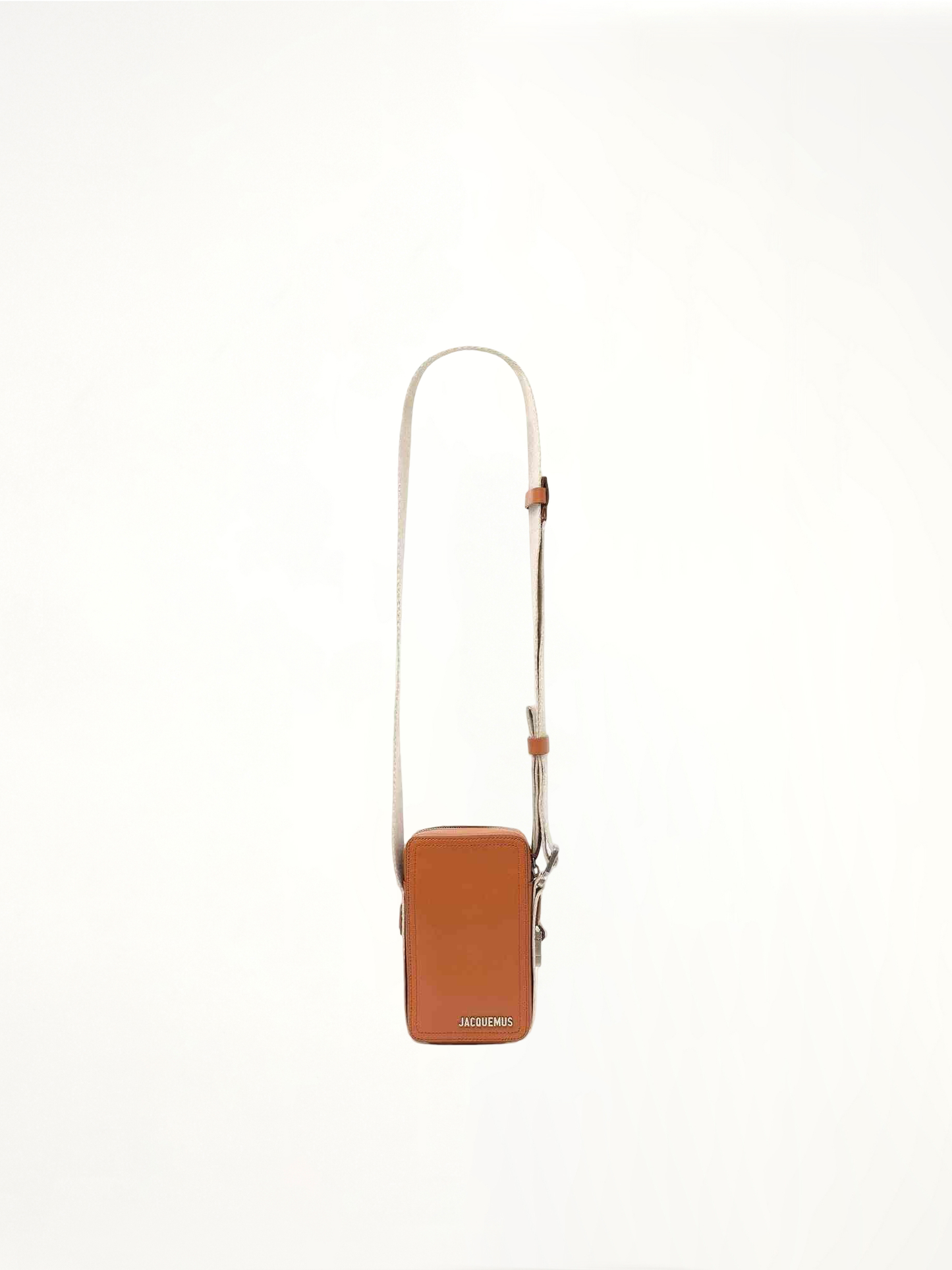 Le Cuerda Vertical Leather Bag in Light Brown 2