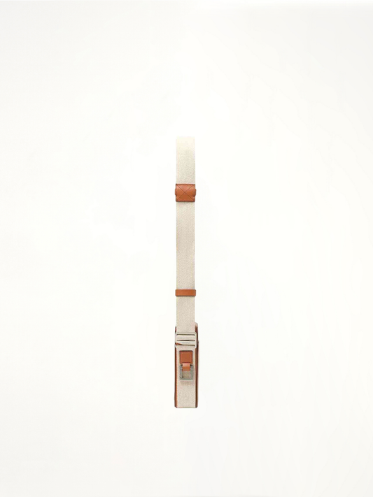 Le Cuerda Vertical Leather Bag in Light Brown 2