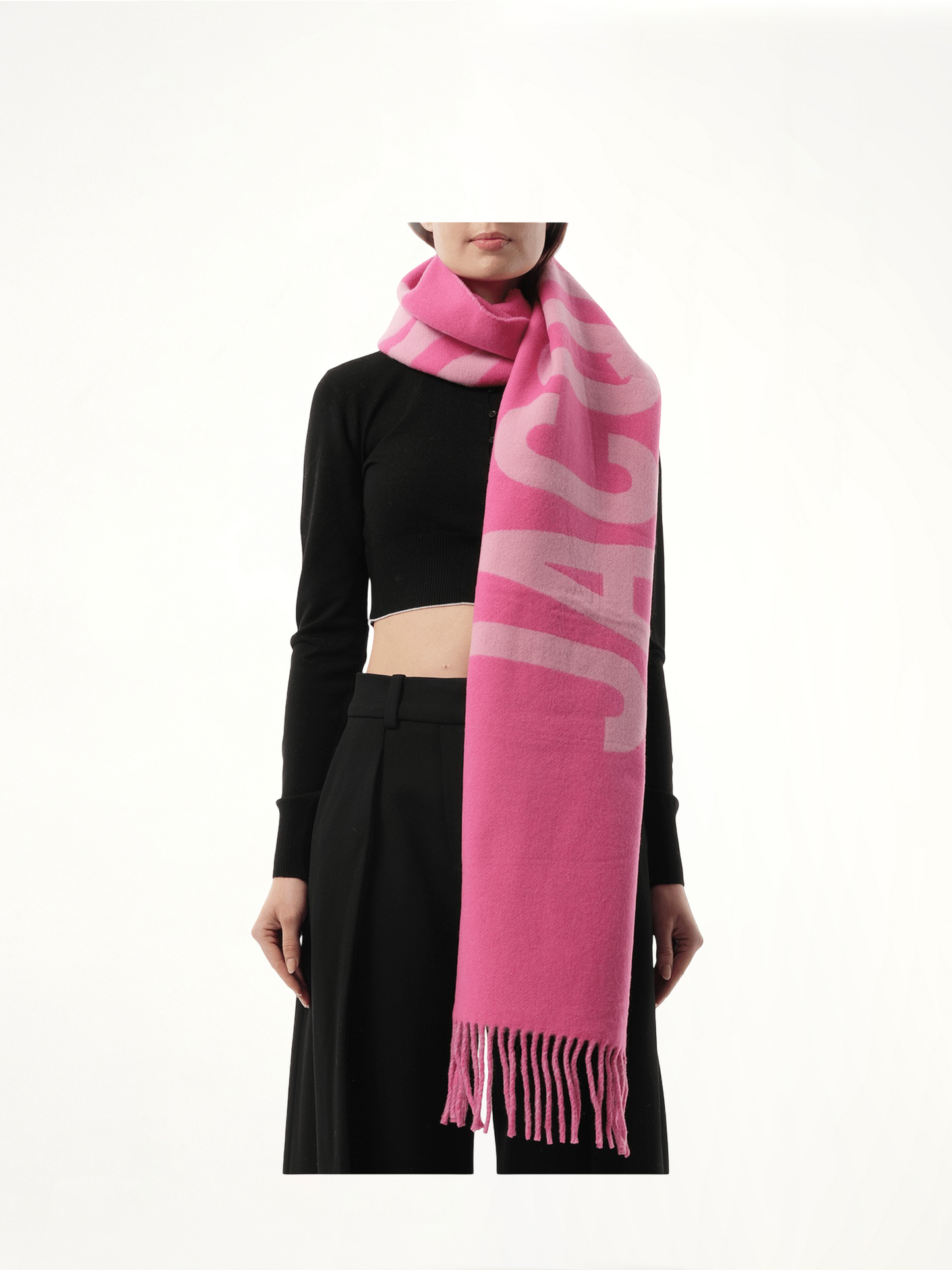 L'echarpe Jacquemus Scarf in Pink/Multicolour