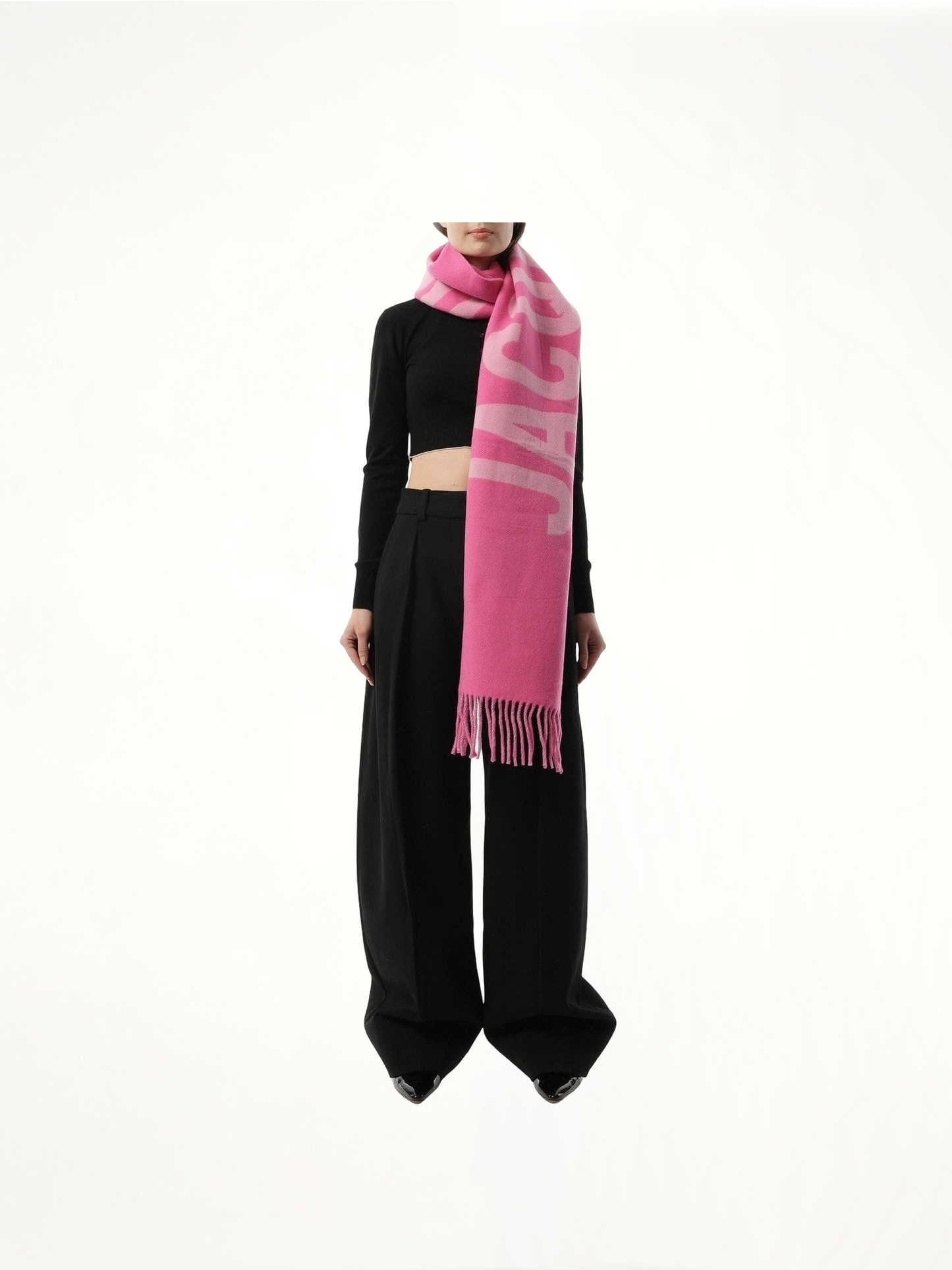 L'echarpe Jacquemus Scarf in Pink/Multicolour