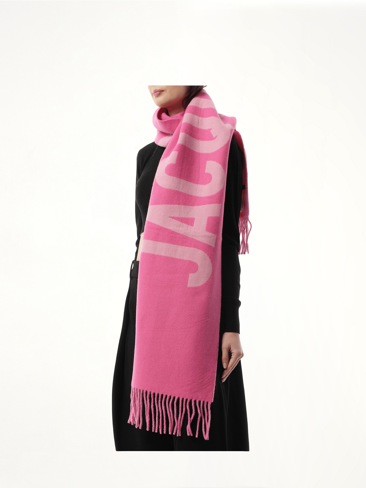 L'echarpe Jacquemus Scarf in Pink/Multicolour
