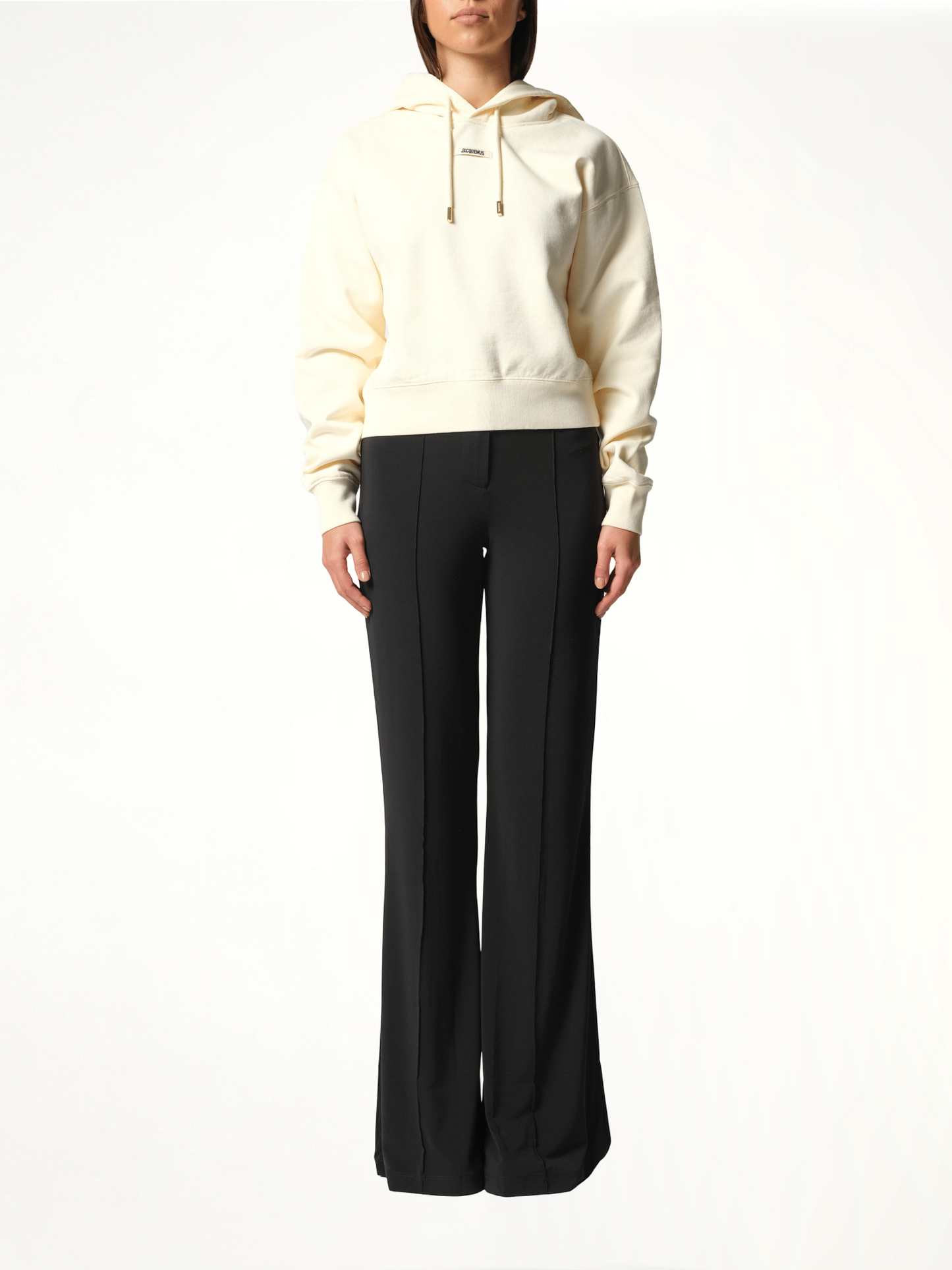 Le Hoodie Gros Grain in Light Beige