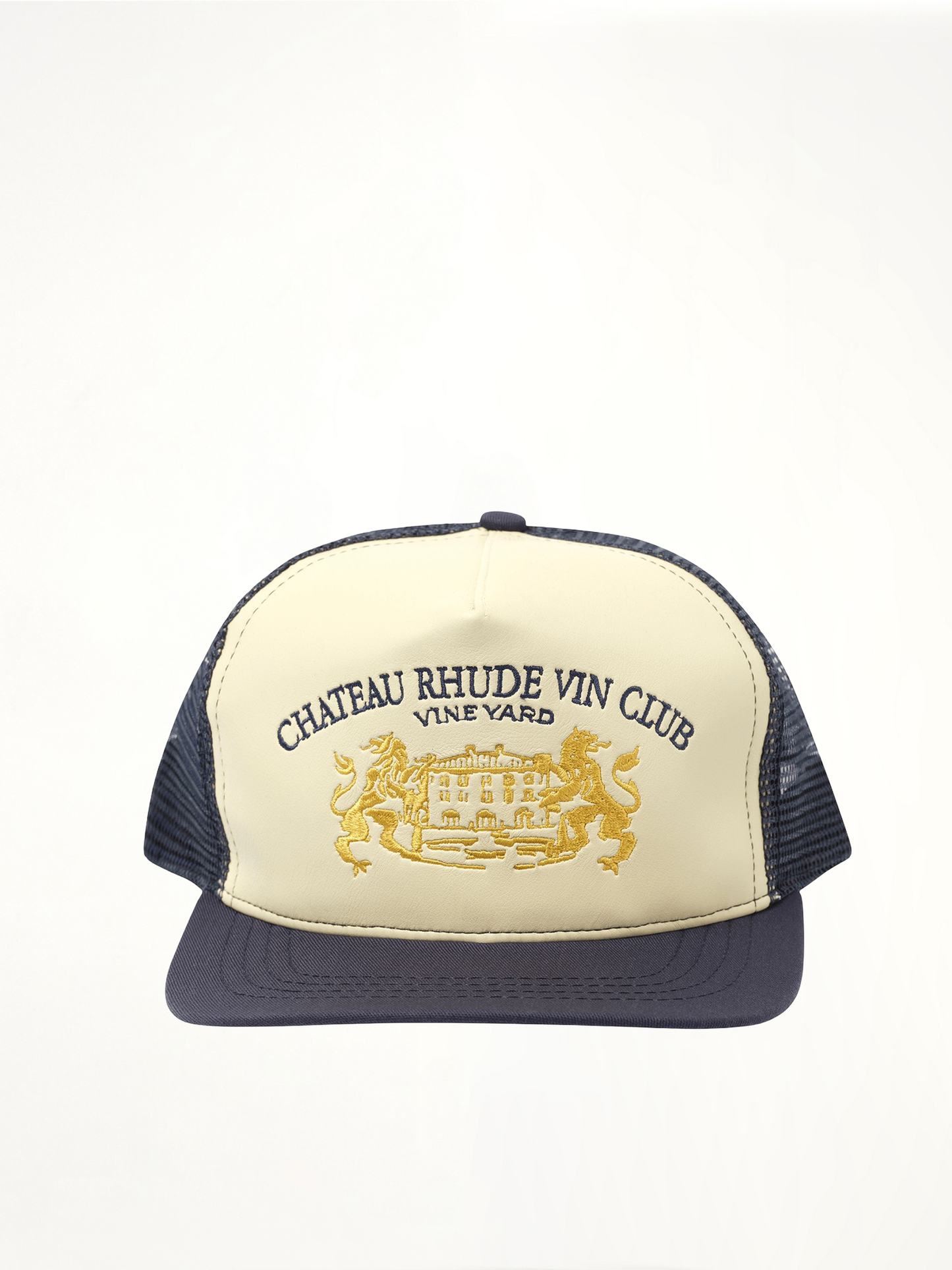 Cellier Trucker Hat in Navy/Cream