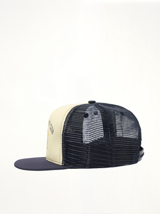 Cellier Trucker Hat in Navy/Cream