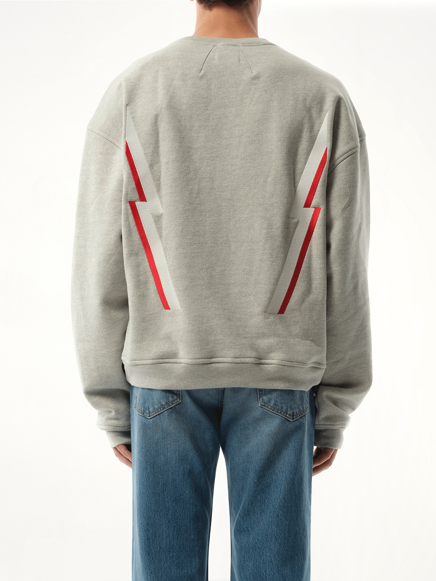 Lightning Sweatshirt in Heather Grey