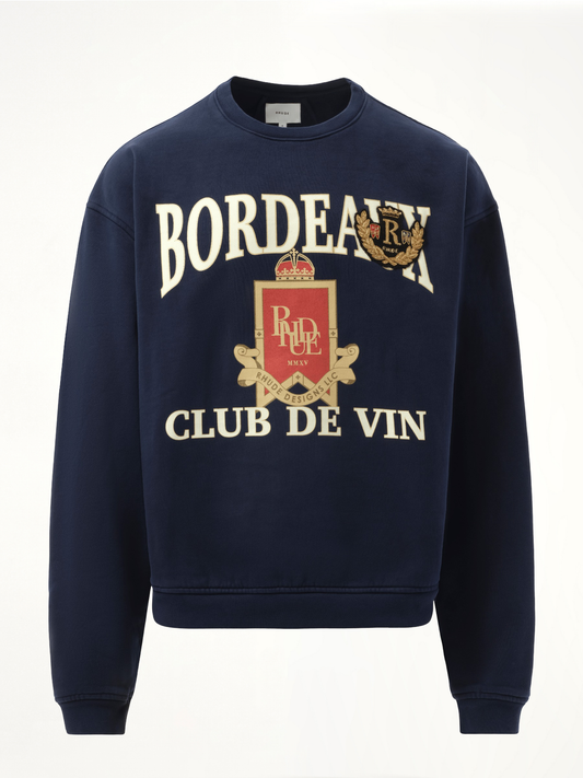 Bordeaux Sweatshirt in Navy