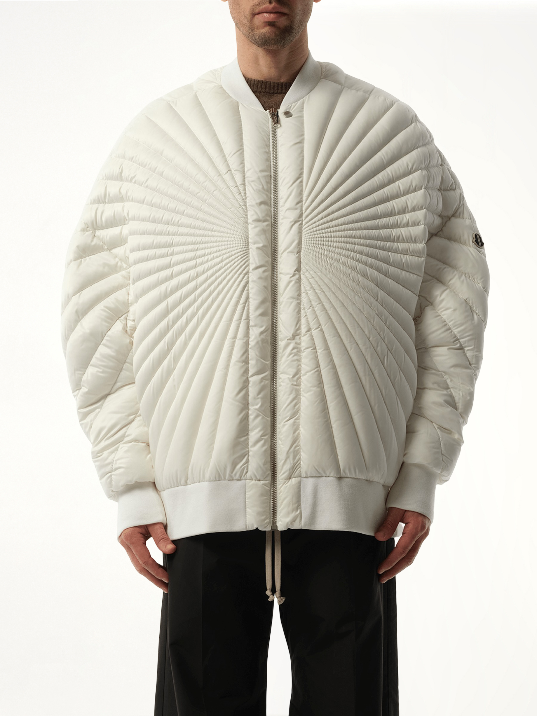 Rick Owens x Moncler Radiance Peter Jacket in Milk