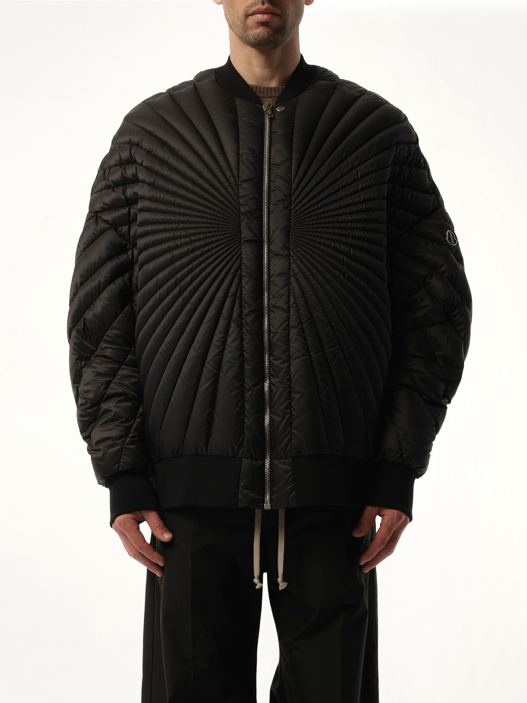 Rick Owens x Moncler Radiance Peter Jacket in Black