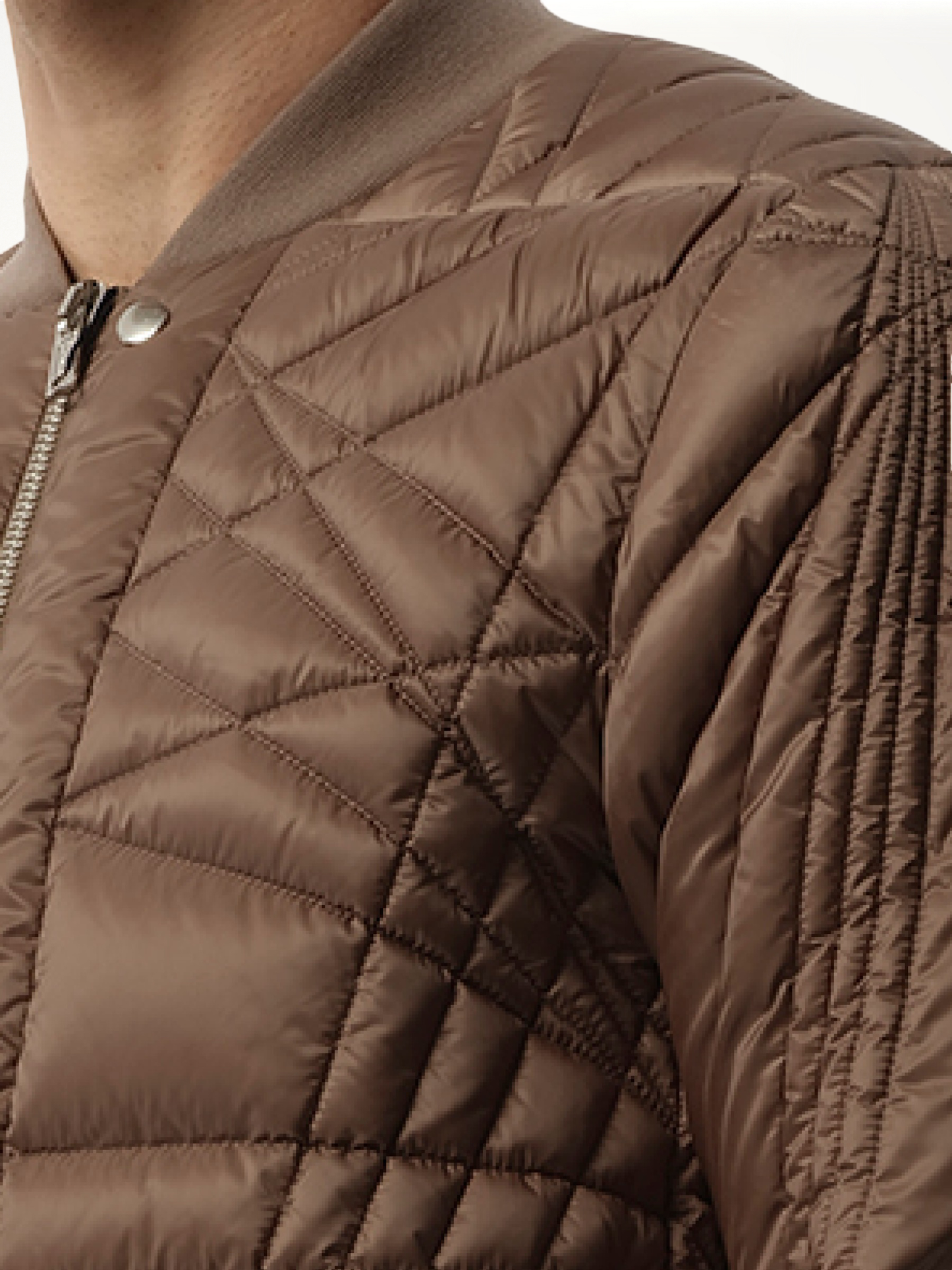 Rick Owens x Moncler Megapenta Flight Jacket in Dust