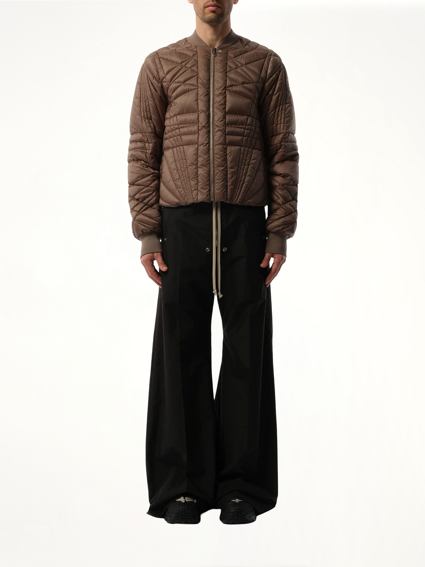 Rick Owens x Moncler Megapenta Flight Jacket in Dust