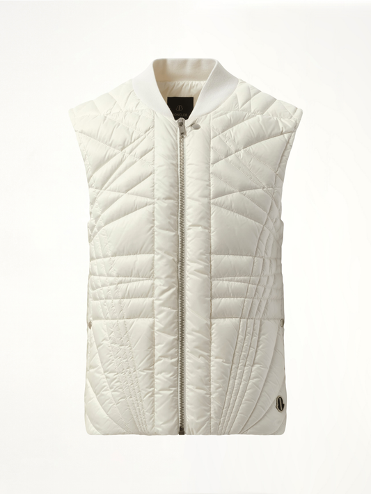 Rick Owens x Moncler Megapenta Flight Vest in Milk