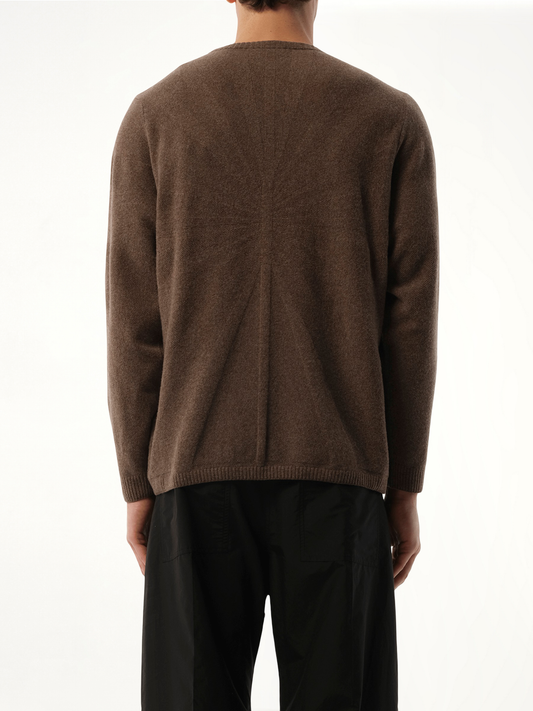 Rick Owens x Moncler Jumbo Round Neck Sweater in Dust