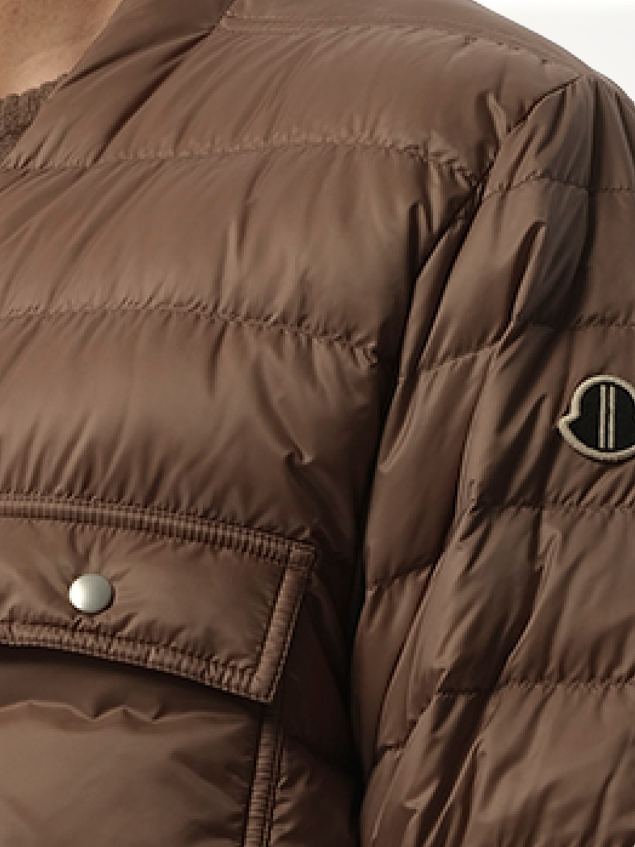 Rick Owens x Moncler Padded Outershirt in Dust