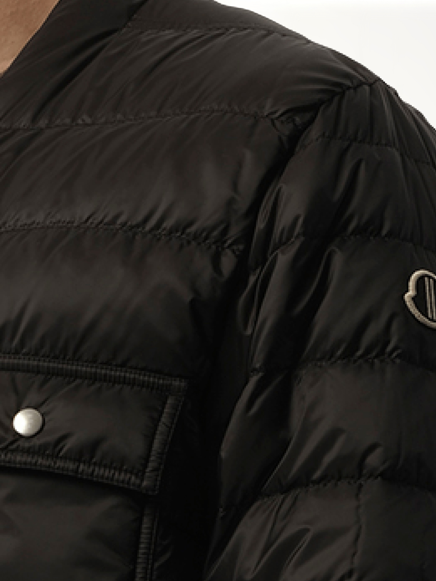 Rick Owens x Moncler Padded Outershirt in Black