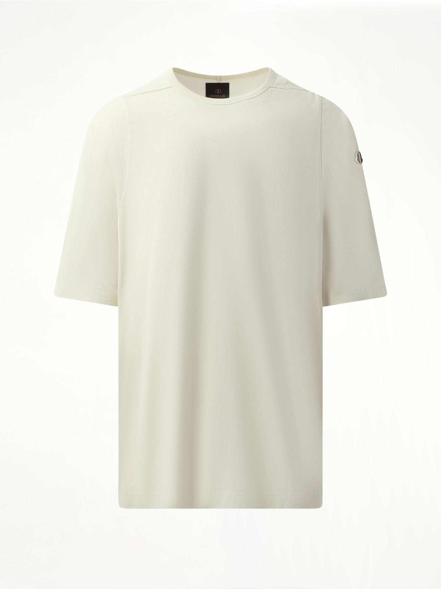 Rick Owens x Moncler Crewneck SS T-Shirt in Milk