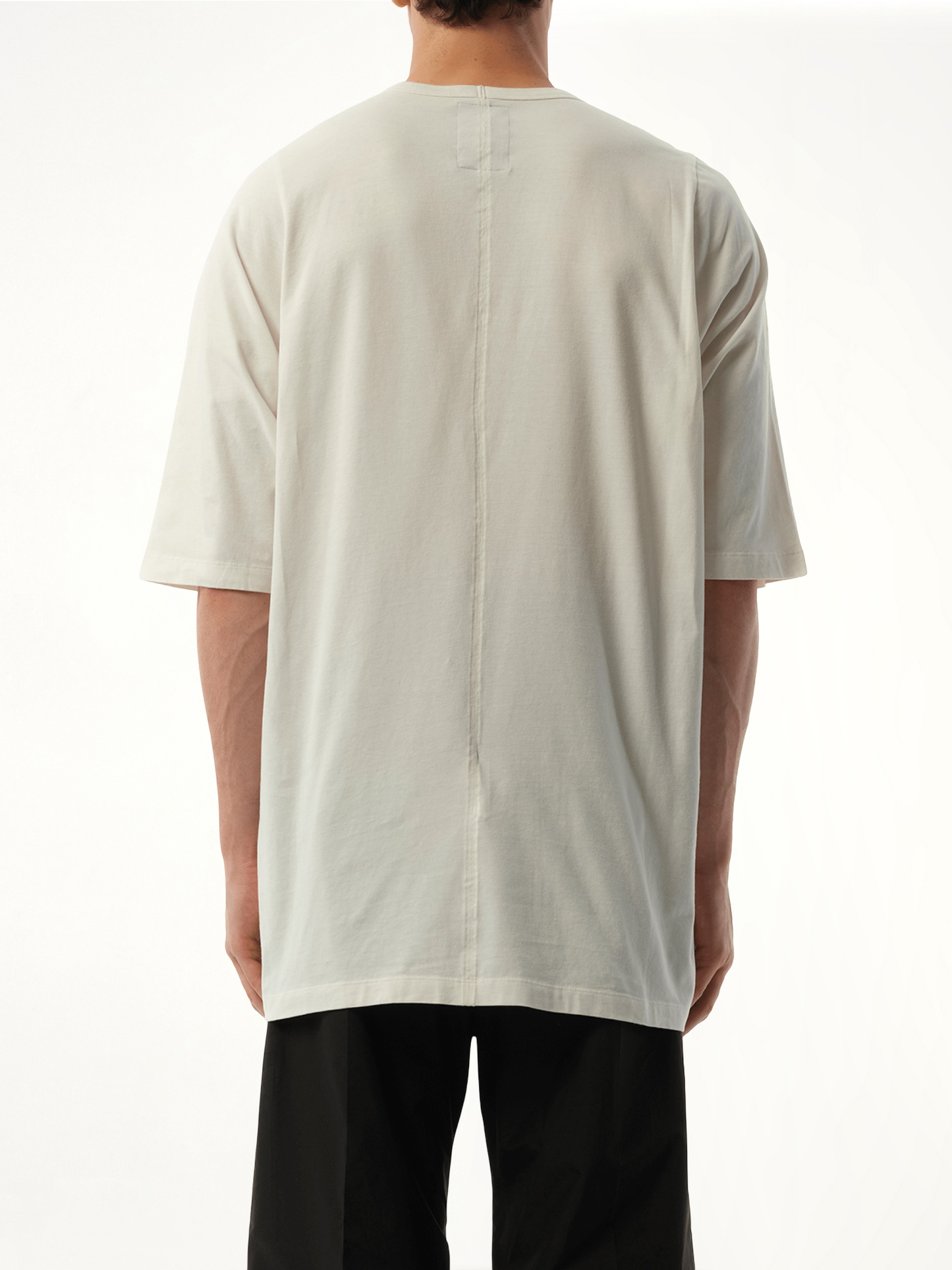 Rick Owens x Moncler Crewneck SS T-Shirt in Milk