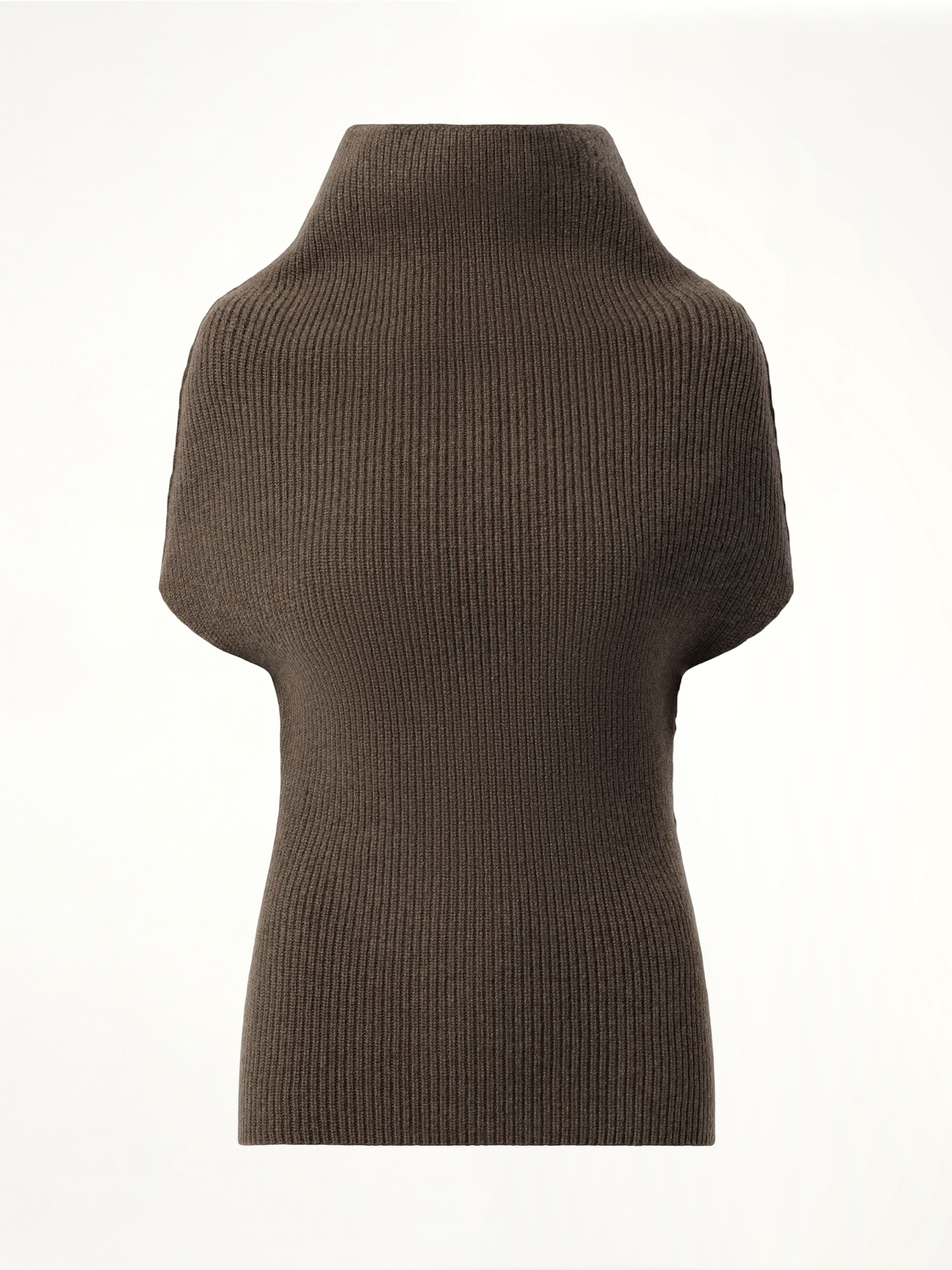 Sleeveless Crater Knit Sweater in Dust