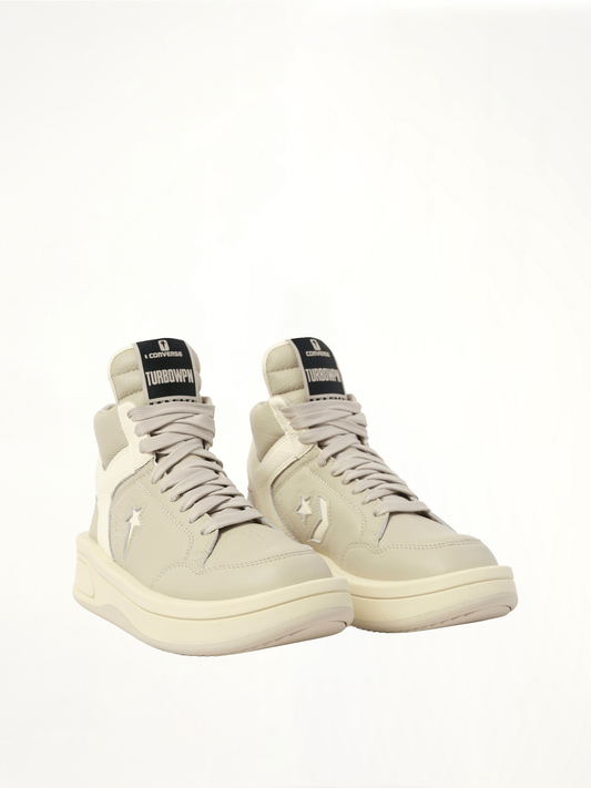 DRKSHDW x Converse TURBOWPN in Oyster/White