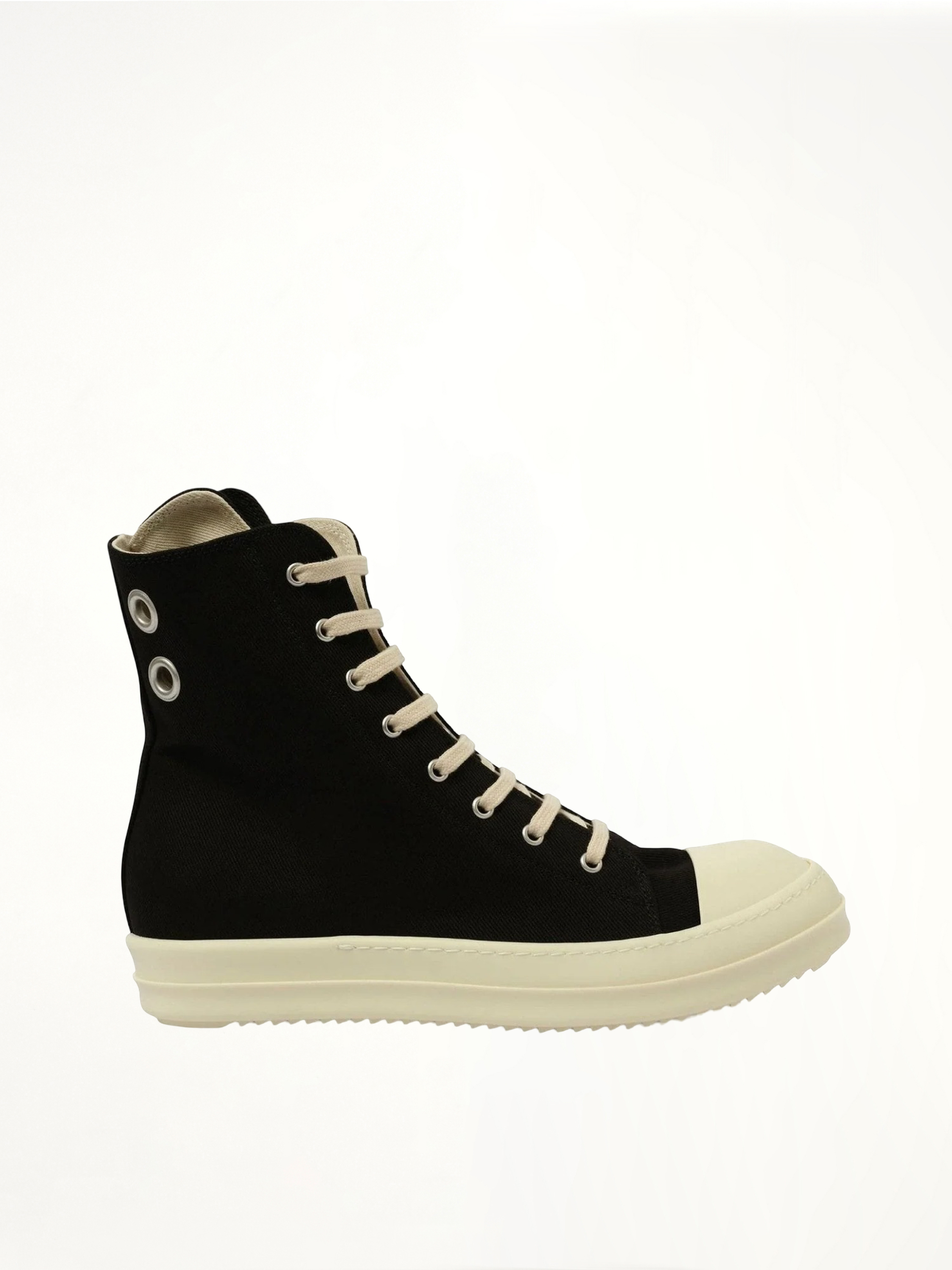 Denim High Sneaks in Black/Milk