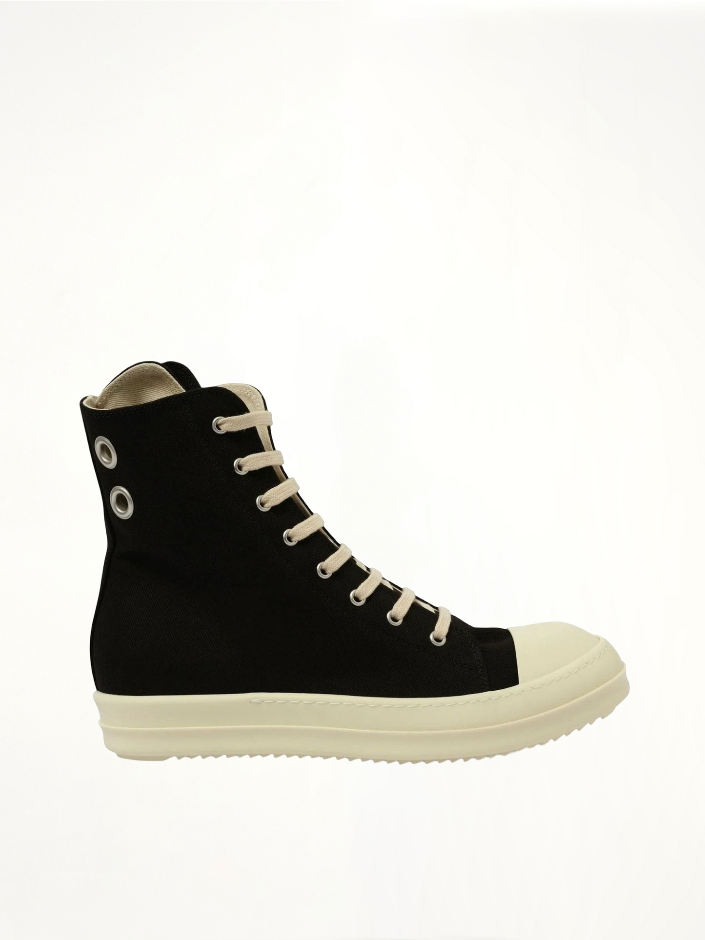 Denim High Sneaks in Black/Milk