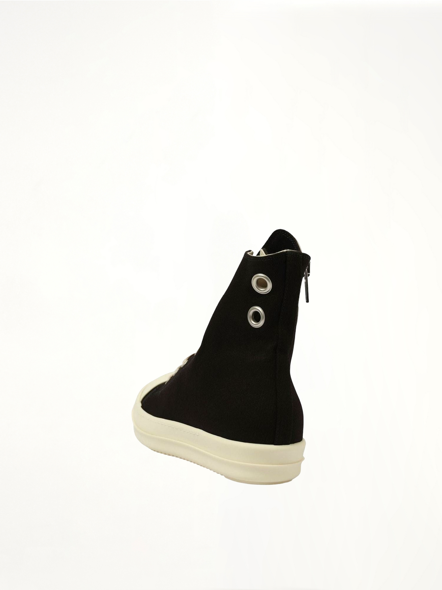 Denim High Sneaks in Black/Milk