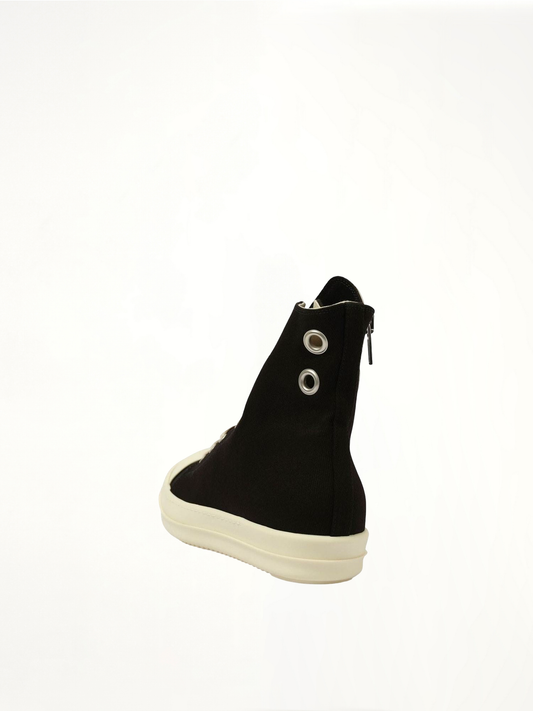 Denim High Sneaks in Black/Milk