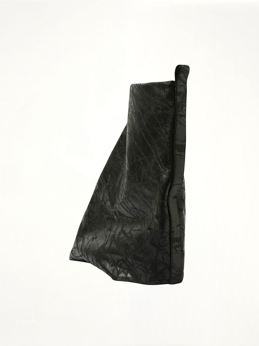 Low Fetish boots in Black/Milk Back View | RICK OWENS DRKSHDW