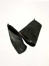 Low Fetish boots in Black/Milk Top View | RICK OWENS DRKSHDW
