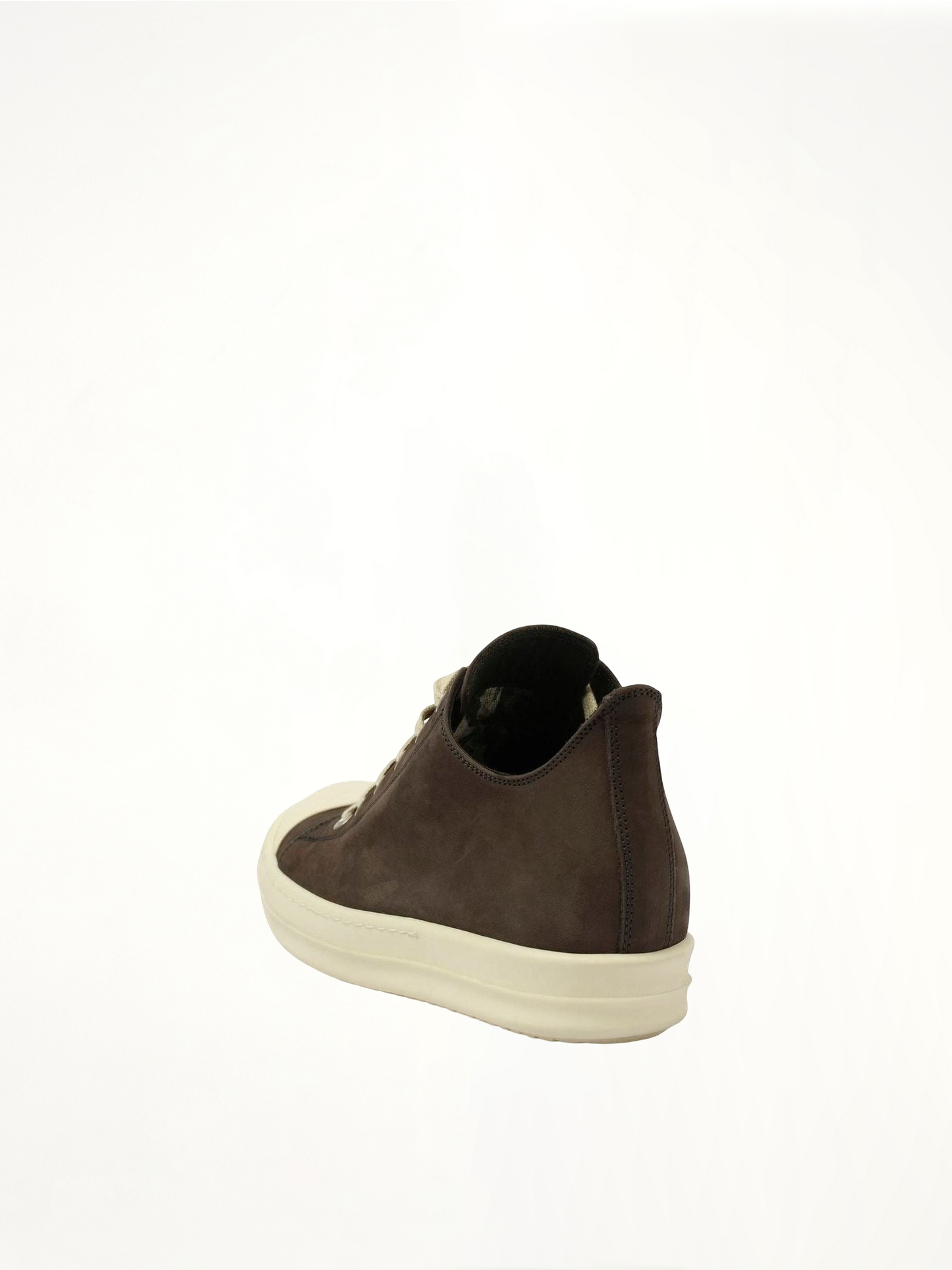Grey Wolf Nubuk Low Sneaker in Dark Dust/Milk